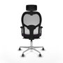 Piqueras y Crespo Chaise de Bureau 2D086G2 Violet avec Appui-tête