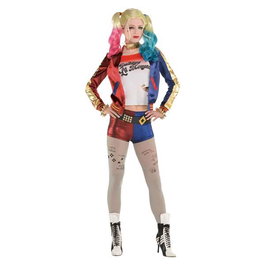 Liragram - WB Harley Quinn Suicide Squad - Costume Adulte Multicolor - Taille XL 42/44