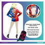 Liragram - WB Harley Quinn Suicide Squad - Costume Adulte Multicolor - Taille XL 42/44