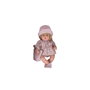 Muñecas Arias - Poupée Elegance 33 cm Sali rose avec sac et cheveux - Jeu de rôle pour enfants 3 ans et plus