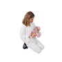 Muñecas Arias - Poupée Elegance 33 cm Sali rose avec sac et cheveux - Jeu de rôle pour enfants 3 ans et plus