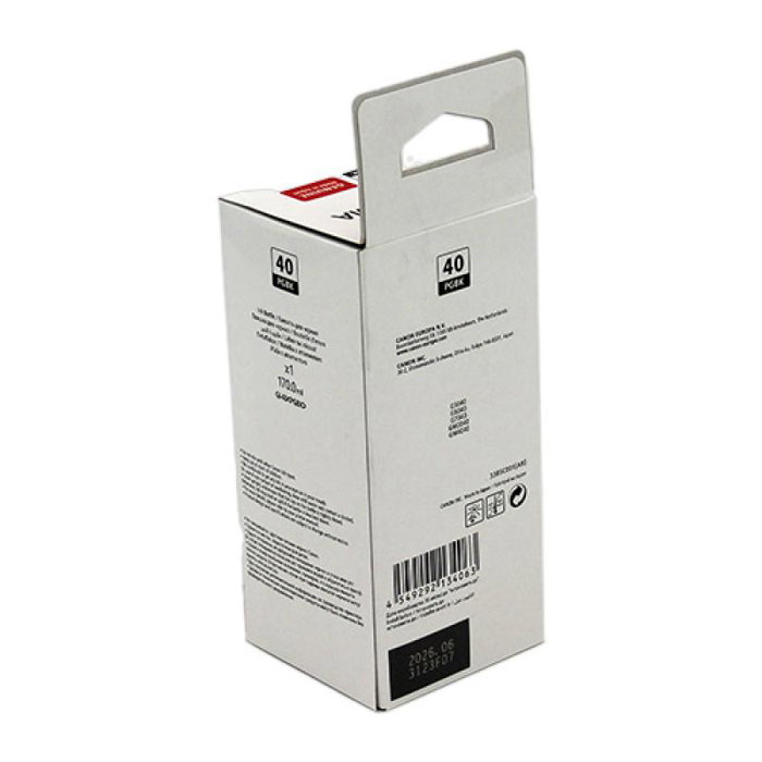 Canon GI 40 PGBK 3385C001 Cartouche d'encre de recharge noire originale pour PIXMA G5040 G6040 G7040 GM2040 GM4040