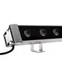 Applique Murale LED 18W 1290Lm 2700K IP65 40.000H Gris Aluminium Verre Anti-explosion PL623023-WW
