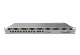 MikroTik RB1100AHx4 Dude Edition - Routeur 1U rack, 13 ports Gigabit Ethernet, PoE, RS232, 1 GB RAM, processeur quadri-coeur 1.4 GHz, accélération IPsec