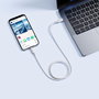 Baseus Silky Series câble de charge Type-C à Type-C 100W 1m blanc