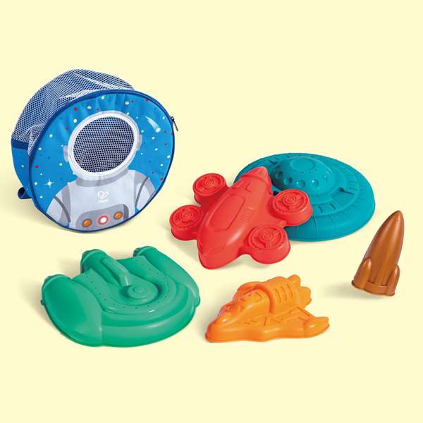 Hape Jeu de sable naves espaciales 29x29x12 cm Hape Jeu de sable naves espaciales 29x29x12 cm