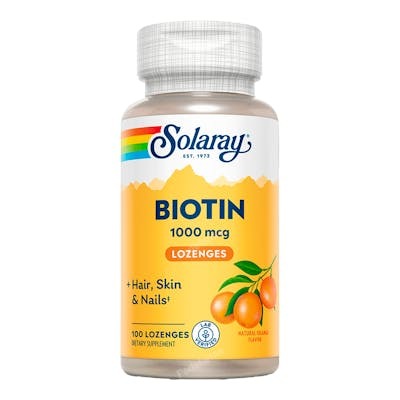 SOLARAY Biotin 1000 mcg, 100 comprimés sublinguaux SOLARAY Biotin 1000 mcg, 100 comprimés sublinguaux