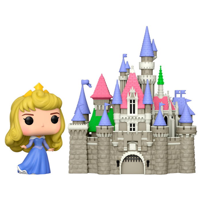 FUNKO Pop! Vinyl Disney - La Belle au Bois Dormant (Aurora) avec Château - Figurine de Collection