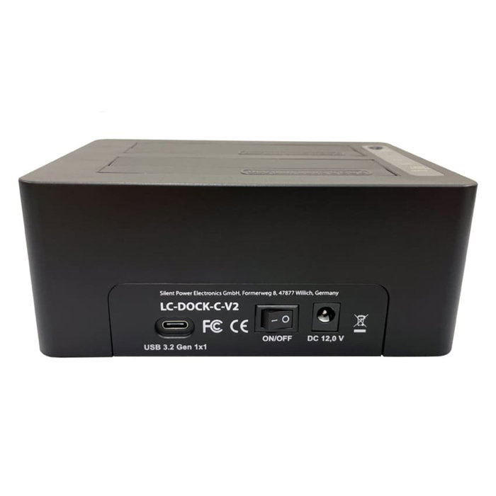 LC-Power LC-DOCK-C-V2 Station d'accueil HDD USB-C LC-Power LC-DOCK-C-V2 Station d'accueil HDD USB-C