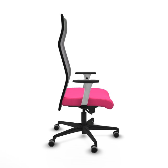 Piqueras y Crespo Chaise de Bureau Albacete Rose et Noir