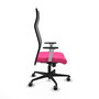 Piqueras y Crespo Chaise de Bureau Albacete Rose et Noir
