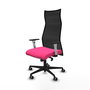Piqueras y Crespo Chaise de Bureau Albacete Rose et Noir