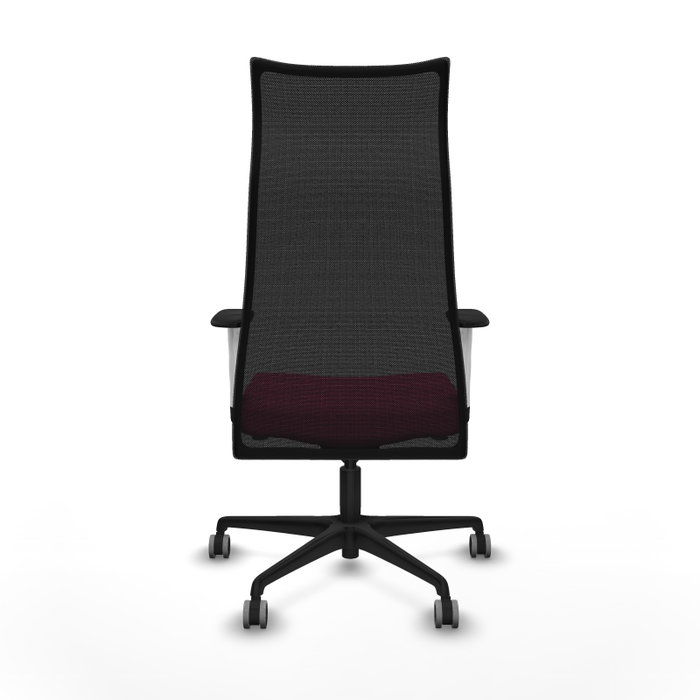 Piqueras y Crespo Chaise de Bureau Albacete Rose et Noir