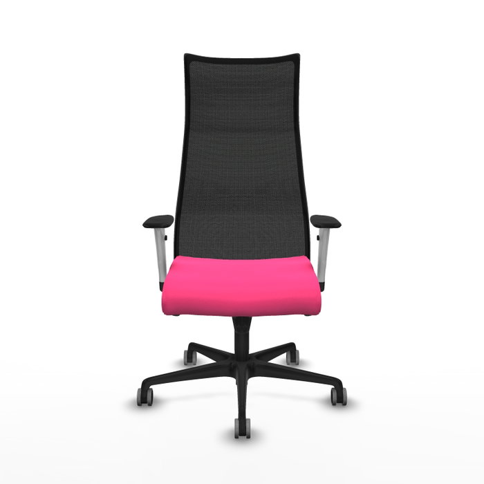 Piqueras y Crespo Chaise de Bureau Albacete Rose et Noir