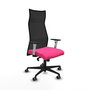 Piqueras y Crespo Chaise de Bureau Albacete Rose et Noir