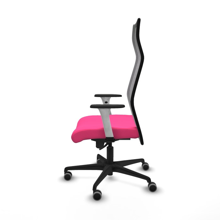 Piqueras y Crespo Chaise de Bureau Albacete Rose et Noir