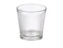 Vivalto Set de 6 Verres Rayure Verticale 280 ml en Verre Transparent 27x9x16 cm (Set de 8)