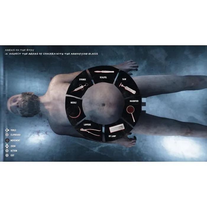 Just For Games Autopsy Simulator - Jeu vidéo d'enquête médico-légale sur PlayStation 5 (PS5)
