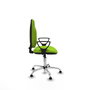 PIQUERAS Y CRESPO Chaise de bureau Algarra couleur pistache avec base chromée