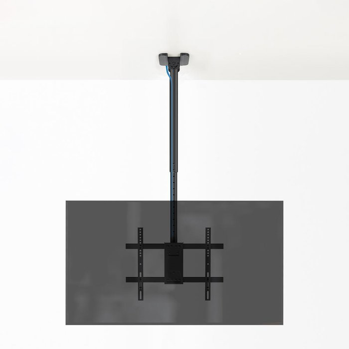 Tooq LPCE1175TSLI-XL-B Support Plafond TV VESA 32-75 Pouces Noir Inclinable Rotation