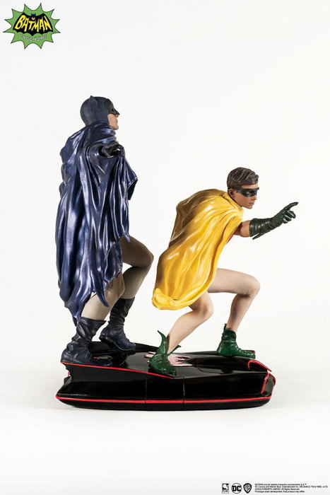 Pure Arts Statuette DC Comics Batman & Robin 1966 Diorama