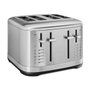 Kitchenaid 5KMT4109 ESX - Tostadora para 4 Rebanadas - Grille-pain 4 tranches, acier inoxydable, 7 niveaux de brunissage, large fentes