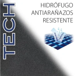 Ferplast TENDER TECH - Matelas pour chien - Anti-rayures, hydrofuge et déhoussable - Noir - 76 x 53 x 5 cm