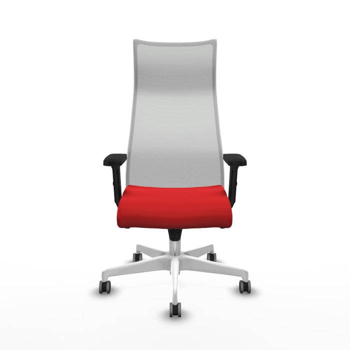 Piqueras y Crespo Chaise de Bureau Albacete Rouge et Blanche