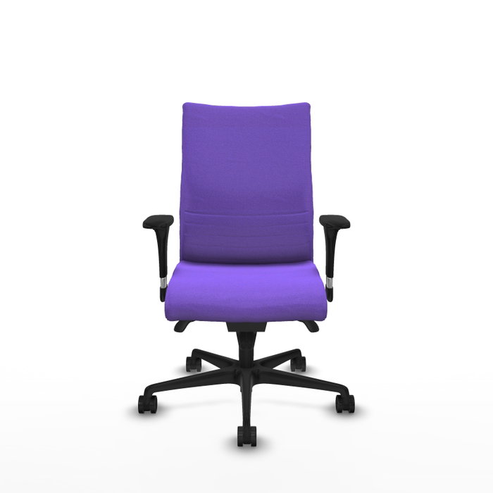 Piqueras Y Crespo Silla Albacete Confidente Lila avec Mécanisme Synchrone et Accoudoirs 1D