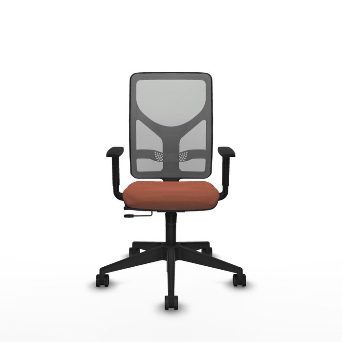 PIQUERAS Y CRESPO Chaise Motilla Synchrone/Traslack Marron/Gris sans appui-tête