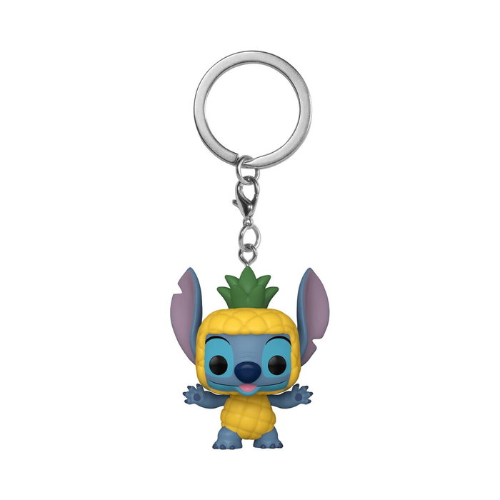 FUNKO Présentoir de 12 porte-clés Pocket POP! Disney Lilo & Stitch - Stitch as Pineapple
