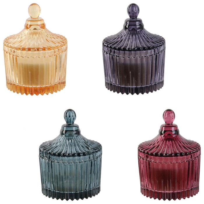 Home Deco Factory Bougie en pot de verre 6,5x9 cm Home Deco Factory Bougie en pot de verre 6,5x9 cm