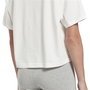T-shirt à manches courtes femme Reebok Graphic Logo Blanc S