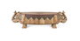 GINER Y COLOMER Banc en bois de manguier peint à la main multicolor - Dimensions 40x157x46 cm, livré monté