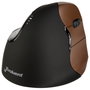 Evoluent VerticalMouse 4 Small Wireless, Marron/Noir