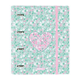 Reliure à anneaux Safta Cuore Menthe 27 x 32 x 3.5 cm