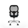 Piqueras y Crespo Chaise de Bureau 2D086N0 Blanc Vert pétrole