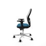 Piqueras y Crespo Chaise de Bureau 2D086N0 Blanc Vert pétrole