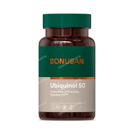 Bonusan Ubiquinol 50 mg Coenzyme Q10 active Kaneka Ubiquinol - 60 capsules