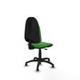 PIQUERAS Y CRESPO Chaise de bureau Algarra en tissu vert avec base polyamide noire