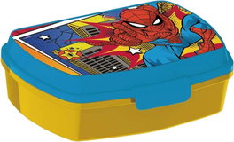 Safta Sandwichera Rectangulaire Spider-Man Attack, Dimensions 17 x 5,6 x 13,3 cm