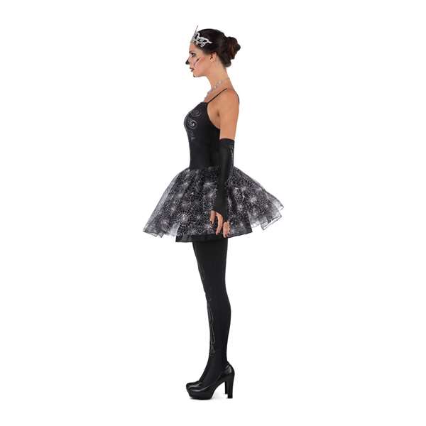 My Other Me Déguisement Ballerine Squelette avec Diadème, Robe, Mitaines et Collants - Taille L My Other Me Déguisement Ballerine Squelette avec Diadème, Robe, Mitaines et Collants - Taille L