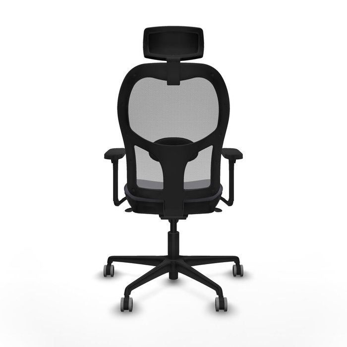 Piqueras y Crespo Chaise de Bureau 3D036G2 avec Appui-tête Gris foncé