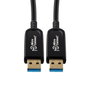 MicroConnect Câble Actif USB 3.2 Gen 1 Type-A en Fibre Optique, Longueur 10 m, Haute Flexibilité, Compatible USB 3.0/3.1/3.2 Gen 1 (5 Gbps)