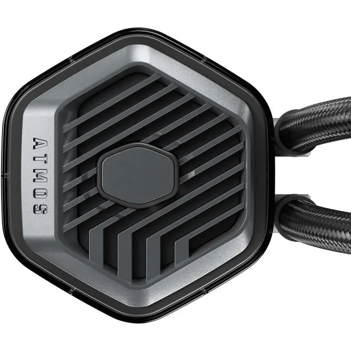 Cooler Master MasterLiquid 360 Atmos Stealth MLX-D36M-A24PK-R1 - Watercooling tout-en-un pour CPU - Radiateur 360 mm avec 3 ventilateurs 120 mm - Compatible Intel et AMD