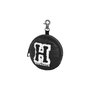 Karactermania Porte-monnaie rond Harry Potter H en nylon rembourré - Noir, polyester intérieur, 9 x 9 x 2 cm