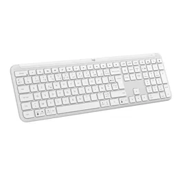 Logitech Signature Slim K950 Clavier sans fil AZERTY Blanc