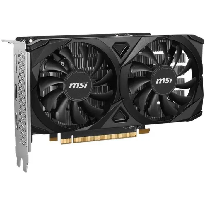 MSI GeForce RTX 3050 VENTUS 2X E 6G OC - Carte graphique NVIDIA 6 Go GDDR6, PCIe 4.0, refroidissement actif 2 ventilateurs