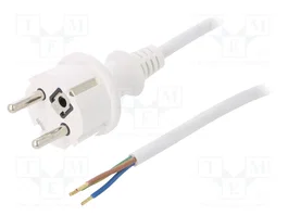 PLASTROL Câble d'alimentation H05VV-F 3x1,5mm² CEE 7/7 1,5m