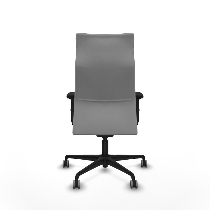 Piqueras Y Crespo Fauteuil Albacete, mécanisme synchrone, similicuir gris clair